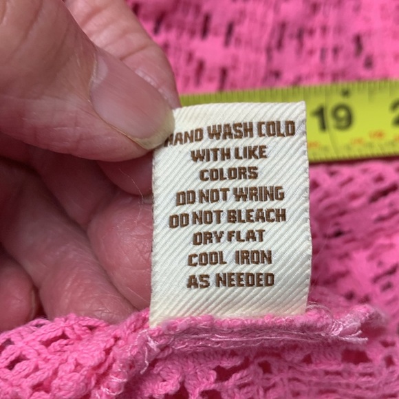 Surf Gypsy Vintage Hot Pink, Loose Fitting Beach Coverup,
100% Cotton - Picture 9 of 9